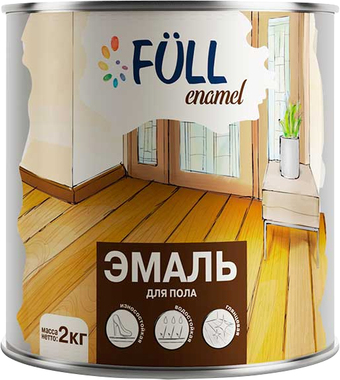 Эмаль Full ПФ-266 2 кг (желто-коричневый)