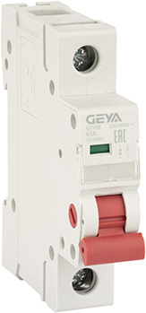 Выключатель нагрузки GEYA 1P 63А 12кА GYH81P63