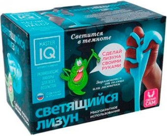 Набор для создания слайма Каррас Master IQ Светящийся лизун X005