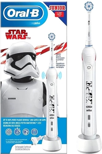 Электрическая зубная щетка Braun Oral-B Junior Pro D501.513.2 Star Wars