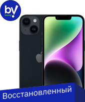 Смартфон Apple iPhone 14 128GB Восстановленный by Breezy, грейд B (полуночный)