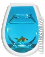 Сиденье для унитаза Bisk Lilia Foto 80378 (рыба)