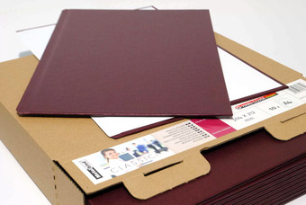 Картонная обложка для переплета OPUS Classic A4 304x212 мм OHC304X212B10 (10 шт, бордовый)