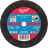 Отрезной диск Milwaukee 4932451505