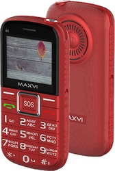 Мобильный телефон Maxvi B5 (красный)