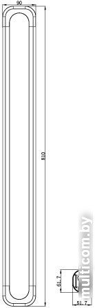Душевая штанга Lemark LM8074C (хром)