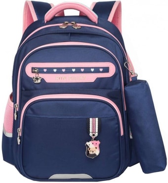 Рюкзак Sun Eight SE-2787 (темно-синий/розовый)