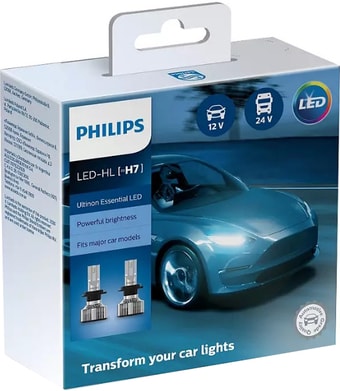 Светодиодная лампа Philips H7 Ultinon Essential LED 2шт