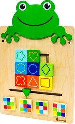 Бизиборд Alatoys Настенная бизидоска Лягушка ББ606