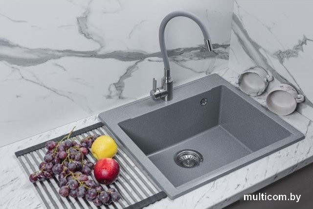 Кухонная мойка AV Engineering Unit AVE550500SLA (серебристый)