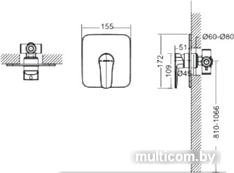 Смеситель Bravat Source PB8173218CP-ENG