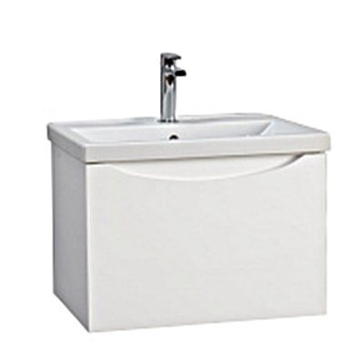 Мебель для ванных комнат Belux Тумба с умывальником Тобаго НП 60-01 (белый глянцевый)