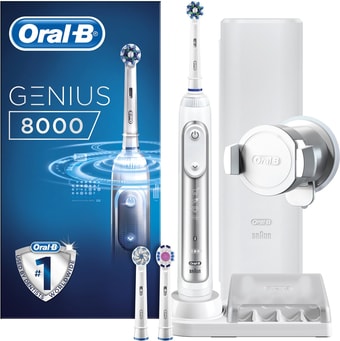 Электрическая зубная щетка Braun Oral-B Genius 8000 White D 701.535.5XC