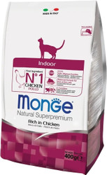 Сухой корм для кошек Monge Cat Daily Line Indoor с курицей (400 г)