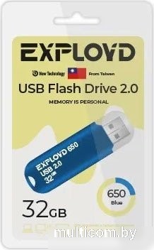 USB Flash Exployd 650 32GB (синий)