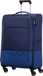 Чемодан-спиннер American Tourister Instago Navy/Bright Blue 68 см