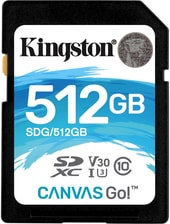 Карта памяти Kingston Canvas Go! SDG/512GB SDXC 512GB