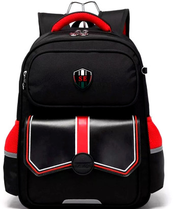 Школьный рюкзак Sun Eight SE-22006 (черный/красный)