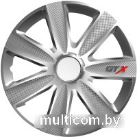 Набор колпаков на диски Versaco GTX 14" 14GTXCS (4шт, карбон/серебристый)
