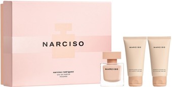 Narciso Rodriguez Poudree Woman Парфюмерная вода + Молочко для тела+Гель для душа (50 мл + 50 мл + 50 мл)