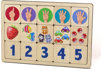 Мозаика/пазл Десятое королевство Считаем до пяти 00735