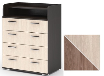 Комод Стендмебель №1 (ясень шимо светлый-ясень шимо темный)