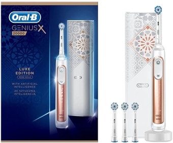 Электрическая зубная щетка Braun Oral-B Genius X 20000 Luxe Edition (золотистый)