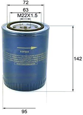 Масляный фильтр Comline EOF222