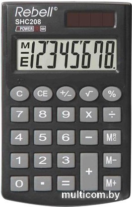 Калькулятор Rebell RE-SHC208 BX (черный)