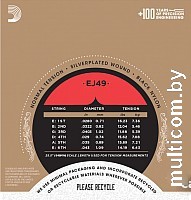 Струны для гитары D'Addario EJ49
