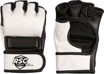 Перчатки для единоборств RSC Sport BF-MM-4006 XL (белый/черный)