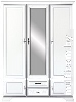 Шкаф распашной Black Red White Kentaki S320-SZF5D2S (белый)