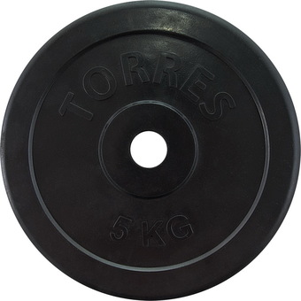 Диск Torres PL50705 25 мм 5 кг (черный)