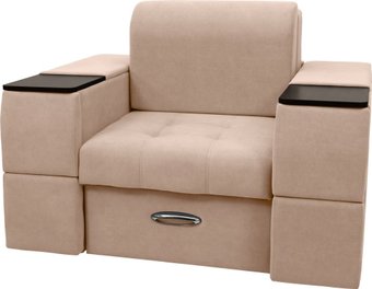 Сириус Лидер-13 НПБ 135x110 (Eva 33 велюр светло-коричневый)