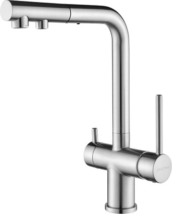 Смеситель Paulmark Serpentine Se213222-NI (стальной/никель)