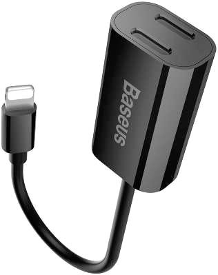 Адаптер Baseus CALL36-01 Lightning - 2 x Lightning (0.12 м, черный)