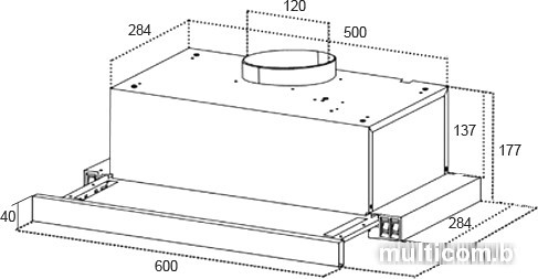 Кухонная вытяжка Schtoff Norma 60 (черный)