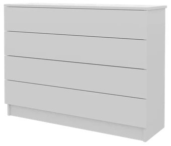 Комод Горизонт Нео 1050 4 ящика (белый)