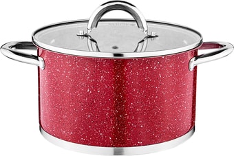 Кастрюля Agness Red Marble 937-322