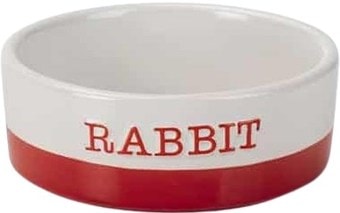 Миска Beeztees Jomi 801737 (белый/красный)