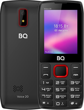 Мобильный телефон BQ-Mobile BQ-2400L Voice 20 (красный)