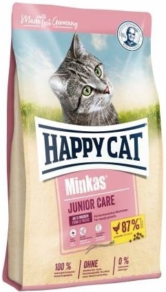 Сухой корм для кошек Happy Cat Minkas Junior Care 10 кг