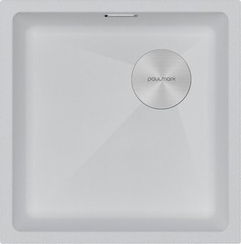 Кухонная мойка Paulmark IT-Granit Lumi 45 Uni-Skew LU45SK-WH