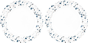 Набор тарелок Elan Gallery Терраццо для десертов 250107 (2 шт)