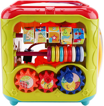 Бизиборд Рыжий кот Куб 6 в 1 2049397