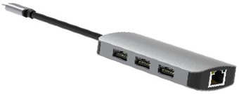 Док-станция Perfeo USB Type-C 6in1 PF-Type-C-21