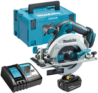 Дисковая (циркулярная) пила Makita DHS680RT1J (с 1-м АКБ, кейс)