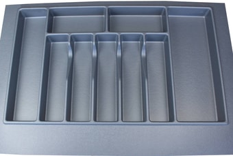 Лоток для столовых приборов Starax S-2289-G (серый)