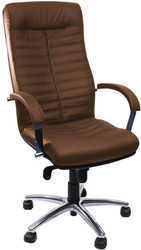 Кресло Новый Стиль ORION Steel Chrome SP-I (коричневый)