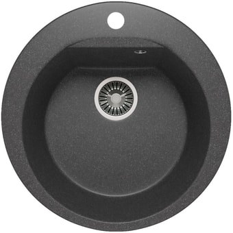 Кухонная мойка Polygran Atol-520 (черный 16)